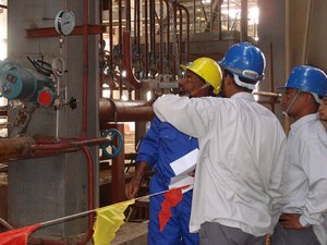 苏丹吉利2008年5月5日#1炉水压试验一次成功